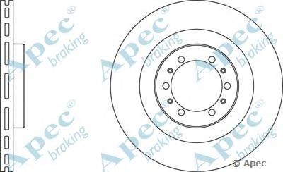 APEC BRAKING dsk2109 -  Тормозной диск